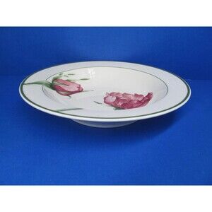 Villeroy & Boch Flora Wild Rose 7 3/4 Inch Rimmed Cereal Bowl
